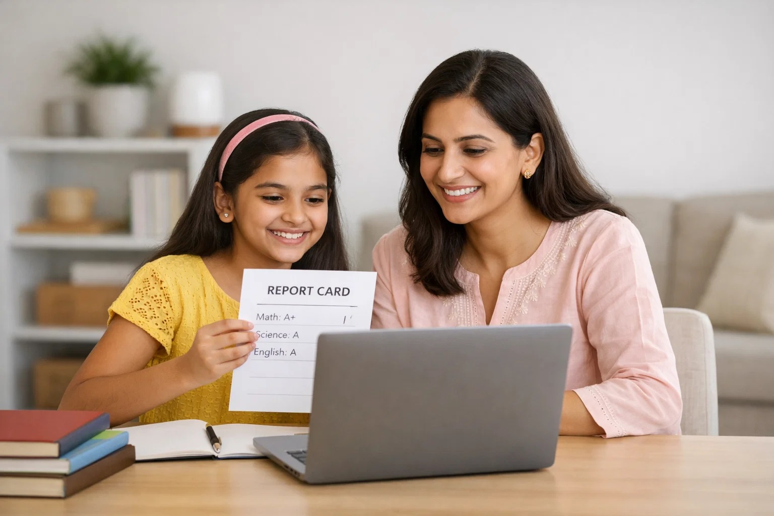 Student Good Performance - Showing Report Card